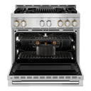 Jennair® 36" RISE™ Gas Professional-Style Range with Infrared Grill JGRP636HL