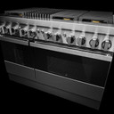 Jennair® NOIR™ 48" Dual-Fuel Professional Range with Gas Grill JDRP648HM