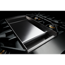 Jennair® 36" NOIR™ Dual-Fuel Professional-Style Range with Chrome-Infused Griddle and Steam Assist JDSP536HM