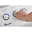 Amana® 4.4 cu. ft. Top-Load Washer with High Efficiency Agitator NTW4519JW