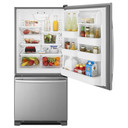 Amana® 29-inch Wide Amana® Bottom-Freezer Refrigerator with EasyFreezer™ Pull-Out Drawer -- 18 cu. ft. Capacity ABB1924BRM