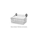 Gladiator® 18" (45.7 cm) Wire Basket GAWU18BKBH