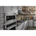 Built-In Low Profile Microwave Slim Trim Kit with Pocket Handle, Stainless Steel W11451314