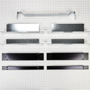 Built-In Oven/Microwave/Coffee Machine Side Trim Cover Kit, Black/Noir W11290015