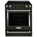 OPEN BOX Kitchenaid® 30-Inch 5-Element Electric Slide-In Convection Range YKSEG700EBS