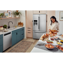 OPEN BOX Kitchenaid® 26.8 Cu. Ft. Standard-Depth French Door Refrigerator with Exterior Ice and Water Dispenser KRFF577KPS