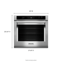 OPEN BOX Kitchenaid® 30 Single Wall Oven with Even-Heat™ True Convection KOSE500ESS