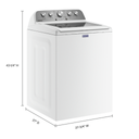"OPEN BOX Top Load Washer with Extra Power - 5.5 cu. ft. IEC MVW5430MW