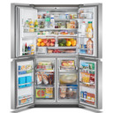 Whirlpool® 36-Inch Counter Depth 4 Door Refrigerator with Ice Maker in Door WRQC7836RZ