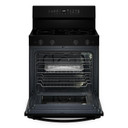 Whirlpool® 30-inch Smart Electric Smart Range with Air Cooking Technology, No Preheat Air Fry, High Speed Preheat Oven, WipeClean™ Coating, and Steam/Self Clean YWFES7530RB