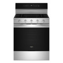 Whirlpool® 30-inch Smart Gas Range with True Convection, Steam/Self Cleaning, Rapid Preheat 5.3 CuFt Capacity WFGS7530RZ