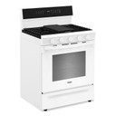Whirlpool® 30-inch Smart Gas Range with Air Cooking Technology, Steam/Self Cleaning, Rapid Preheat 5.3 CuFt Capacity WFGS7530RW