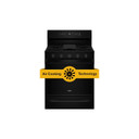 Whirlpool® 30-inch Smart Gas Range with Air Cooking Technology, Steam/Self Cleaning, Rapid Preheat 5.3 CuFt Capacity WFGS7530RB
