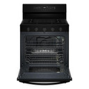 Whirlpool® 30-inch Smart Gas Range with True Convection, Steam/Self Cleaning, Rapid Preheat 5.3 CuFt Capacity WFGS7530RB