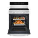 Whirlpool® 30-inch Smart Electric Range with  True Convection, No Preheat Air Fry, WipeClean™ Coating, Steam/Self Cleaning, Rapid Preheat 5.3 CuFt Capacity YWFES7530RW