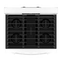 Whirlpool® 30-inch Gas Range with Air Fry and Air Baking, Self Cleaning, Rapid Preheat 5.0 CuFt Capacity WFGS5030RW