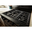 Whirlpool® 30-inch Gas Range with Air Fry and Air Baking, Self Cleaning, Rapid Preheat 5.0 CuFt Capacity WFGS5030RB