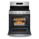 Whirlpool® 30-inch Gas Range with Air Cooking Technology, No Preheat Air Fry and Air Baking and Self Clean WFGS5030RZ