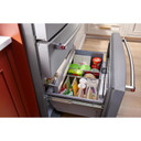 Kitchenaid® 26.2 Cu. Ft. Multi-Door French Door Refrigerator with Platinum Interior KRMF536RPS