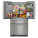 Kitchenaid® 26.2 Cu. Ft. Multi-Door French Door Refrigerator with Platinum Interior KRMF536RPS