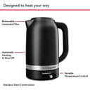 Kitchenaid® 1.7 Liter Electric Kettle KEK1701BM
