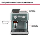 Kitchenaid® Semi Automatic Espresso Machine with Burr Grinder KES6551JP