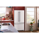 Kitchenaid® 20 cu. ft. 36-Inch Width Counter-Depth French Door Refrigerator with Interior Dispense KRFC136RWH