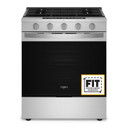 Whirlpool® 30-inch Smart Slide In Gas Range with True Convection, No Preheat Air Fry, Steam/Self Clean and High Speed Preheat WSGS7530RZ