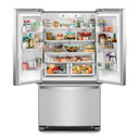 Whirlpool® 36-Inch Wide Full-Depth French Door Bottom Mount Refrigerator - 25 cu. ft. WRFF3236RB