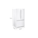 Whirlpool® 36-Inch Wide Counter-Depth French Door Bottom Mount Refrigerator - 20 cu. ft. WRFC2036RW