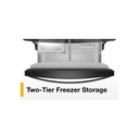 Whirlpool® 36-Inch Wide Counter-Depth French Door Bottom Mount Refrigerator - 20 cu. ft. WRFC2036RB