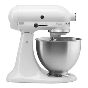 Kitchenaid® Classic Series 4.5-Quart Tilt-Head Stand Mixer K45SSWH Kitchenaid® Classic Series 4.5-Quart Tilt-Head Stand Mixer K45SSWH