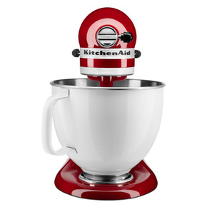 Kitchenaid® Artisan® Series Tilt-Head Stand Mixer with 5 Quart  White Colorfast Finish Stainless Steel Bowl KSM150WPER