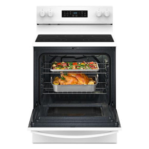 Whirlpool® 30-inch Electric Range with Air Cooking Technology YWFES4530SW