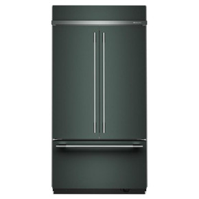 Kitchenaid® 24.2 Cu. Ft. 42" Built-In French Door Bottom Mount Refrigerator with Platinum Interior KBFN542SJP