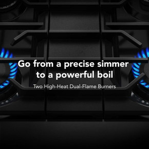 KitchenAid® 30-Inch 4 Burner Commercial-Style Gas Range with No Preheat Air Fry Mode KFGS930SSS