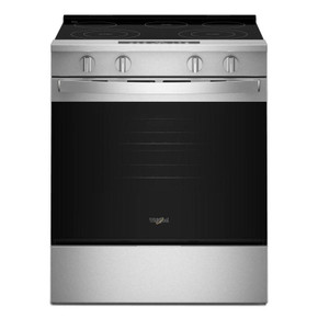 Whirlpool® 30-inch Electric Smart Range with Air Cooking Technology and Steam Clean YWSES4530TZ