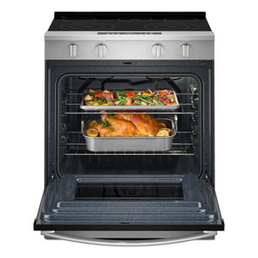 Whirlpool® 30-inch Electric Smart Range with Air Cooking Technology and Steam Clean YWSES4530TZ