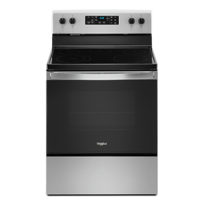 5.3 cu. ft. Whirlpool® electric range with Frozen Bake™ technology. YWFE505W0JZ