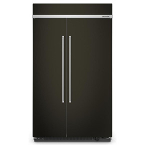 Kitchenaid® 30 Cu. Ft. 48" Built-In Side-by-Side Refrigerator with PrintShield™ Finish KBSN708MBS Kitchenaid® 30 Cu. Ft. 48" Built-In Side-by-Side Refrigerator with PrintShield™ Finish KBSN708MBS