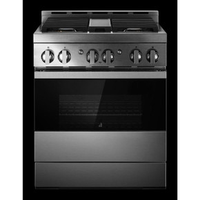 Jennair® 30" NOIR™ Gas Professional-Style Range JGRP430HM