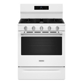 Maytag® 30-Inch Convection Gas Range With No Preheat Air Fry and Air Baking - 5.0 Cu. Ft. MFGS6030RW