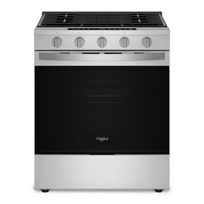 Whirlpool® 30-inch Smart Slide In Gas Range with True Convection, No Preheat Air Fry, Steam/Self Clean and High Speed Preheat WSGS7530RZ