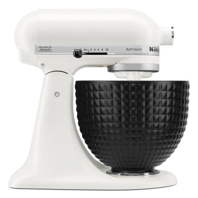 Kitchenaid® 5 Quart Black Studded Ceramic Bowl KSM2CB5LS