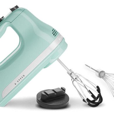 Kitchenaid® 6 Speed Hand Mixer with Flex Edge Beaters KHM6118IC