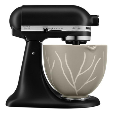Kitchenaid® 5 Quart Bare Leaves Ceramic Bowl KSM2CB5BL