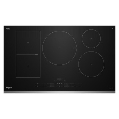 Whirlpool® 36" Intelligent Induction Cooktop with Temp Cook™ Technology and WipeClean™ Coating WCIT7536SS