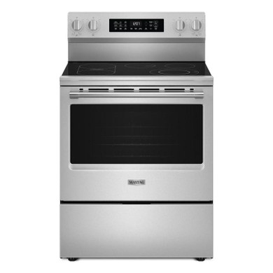 Maytag® 30-Inch Wide Freestanding Electric Range with Grill Mode and No Preheat Air Fry - 5.3 Cu. Ft. YMFES7030SZ