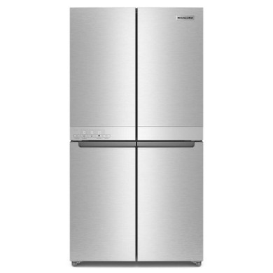 OPENBOX of Kitchenaid® 19.4 cu. ft. 36-inch wide Counter-Depth 4-Door Refrigerator with PrintShield™ Finish KRQC506MPS