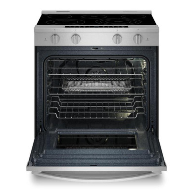 OPENBOX of Whirlpool® 30-inch Smart Slide in Electric Range with Air Cooking Technology, No Preheat Air Fry, WipeClean™ Coating, Steam/Self Clean and High Speed Preheat YWSES7530RZ